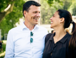 Attila Castiglioni (V-Zug) et sa femme Kristina.